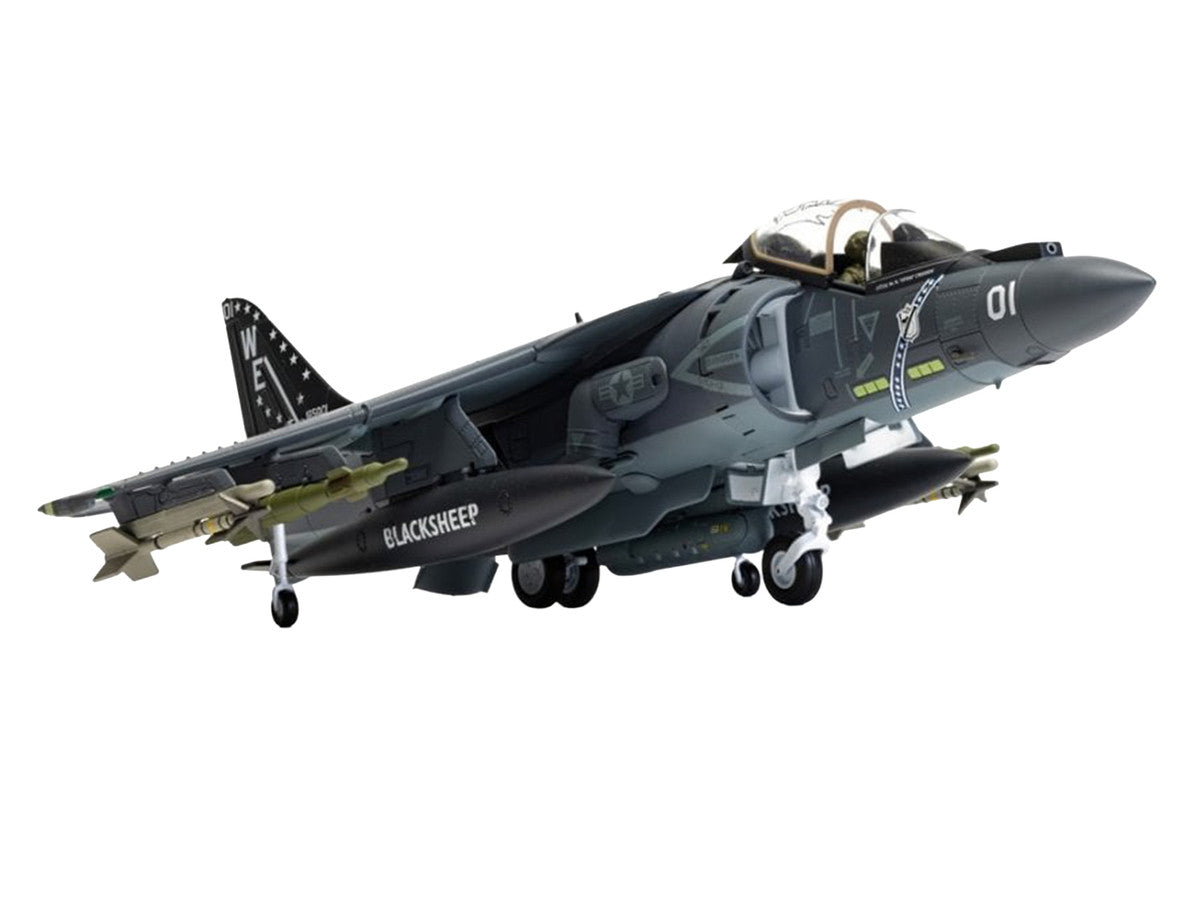 McDonnell Douglas AV-8B Harrier II Plus Aircraft "165001/01 VMA-214 Black Sheep MCAS Yuma" (2019) United States Marine Corps "The Aviation Archive" Series 1/48 Diecast Model by Corgi Corgi