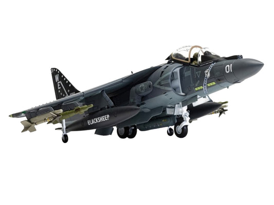 McDonnell Douglas AV-8B Harrier II Plus Aircraft "165001/01 VMA-214 Black Sheep MCAS Yuma" (2019) United States Marine Corps "The Aviation Archive" Series 1/48 Diecast Model by Corgi-1