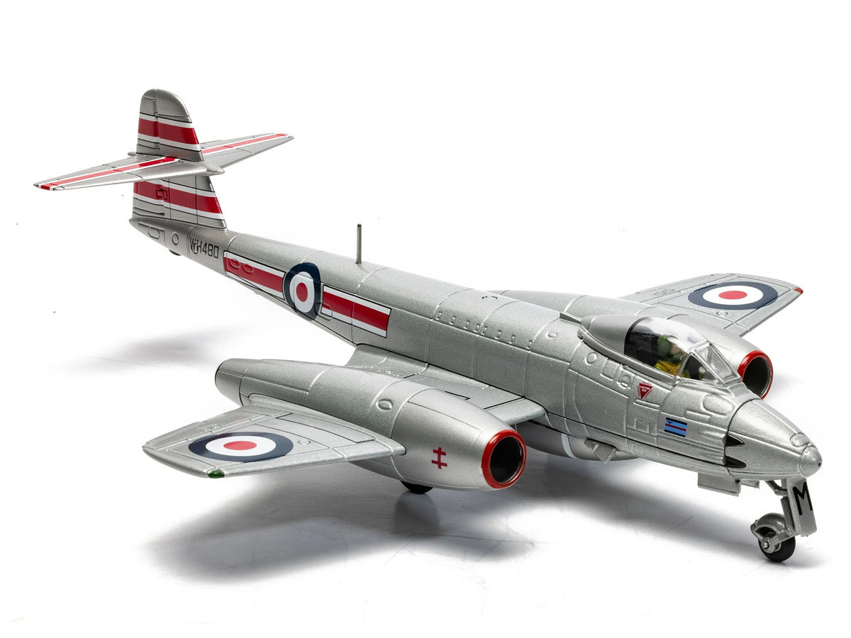 Gloster Meteor F.8 Aircraft "WH480/M Sqn Ldr John ‘Dusty’ Miller DFC No.41 Squadron Biggin Hill" (1951) Royal Air Force "The Aviation Archive" Series 1/72 Diecast Model Car by Corgi Corgi