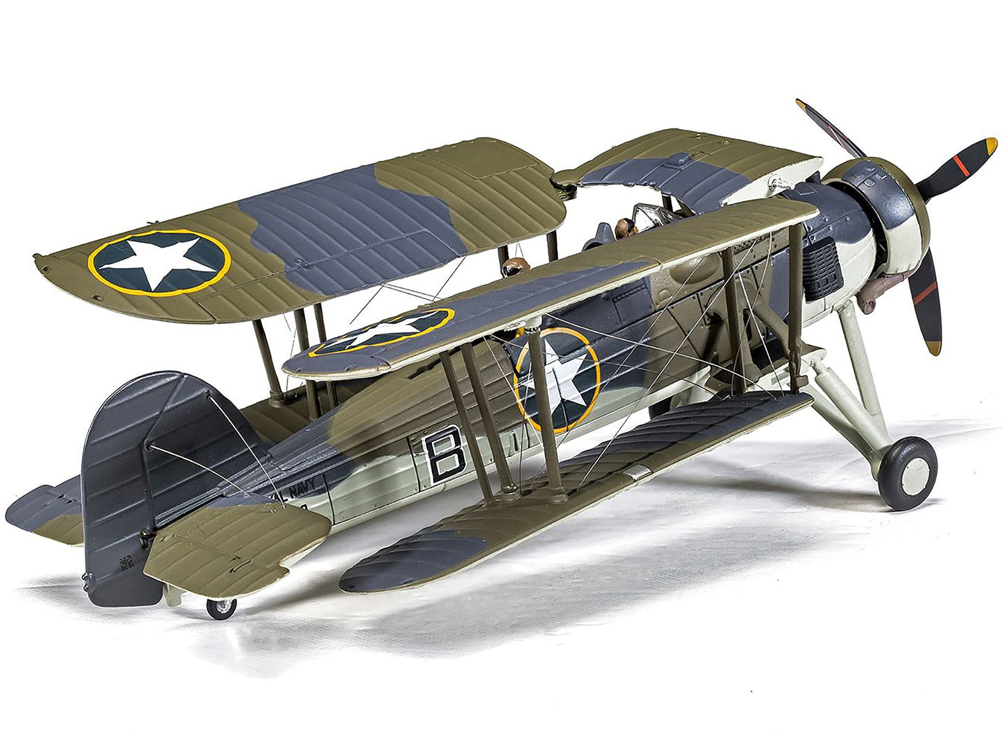 Fairey Swordfish Mk.I Bomber Aircraft "No. 833 Squadron of the Fleet Air Arm HMS Biter Operation Torch" (1942) British Royal Air Force "The Aviation Archive" Series 1/72 Diecast Model by Corgi