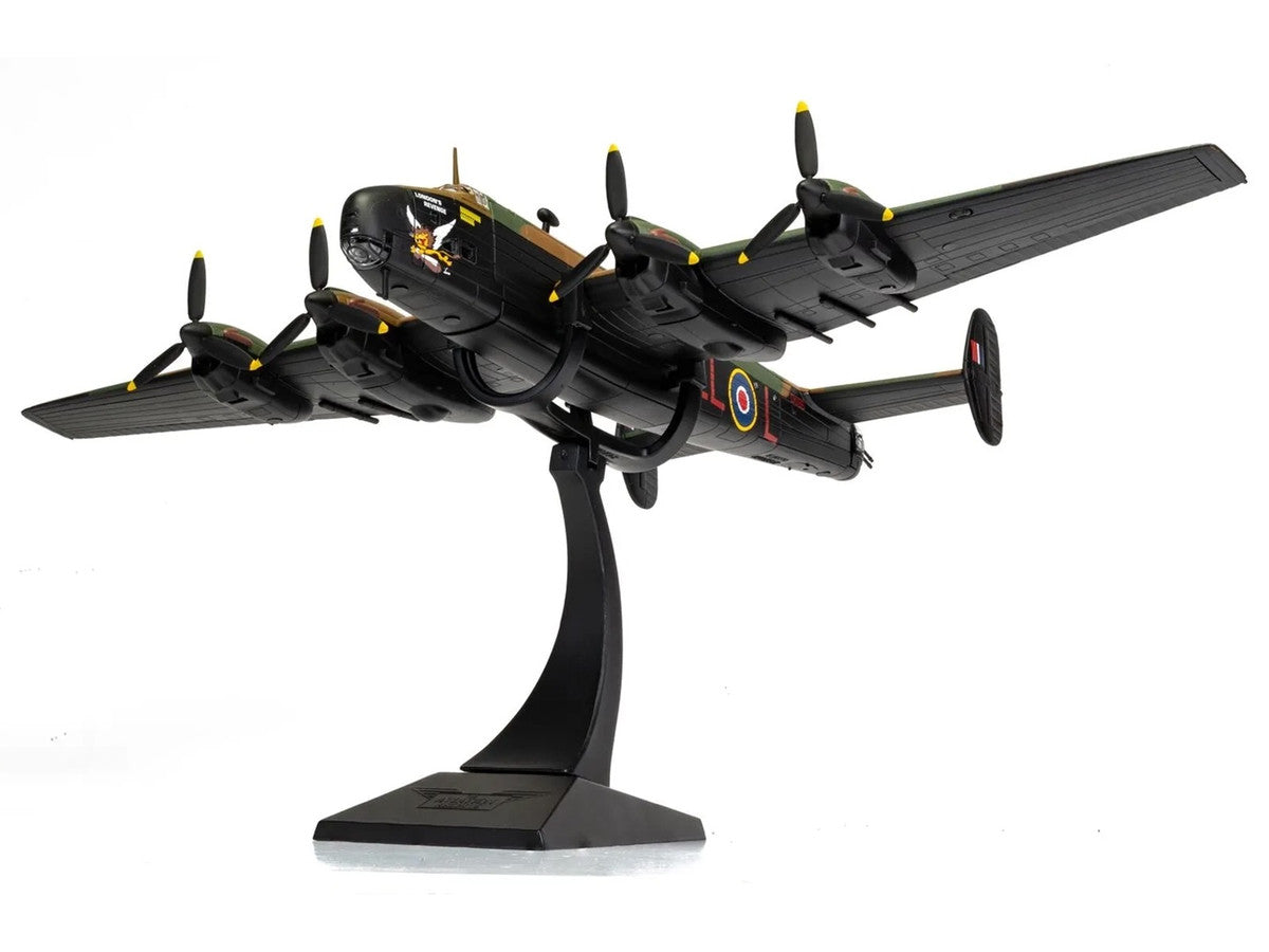 Handley Page Halifax MkV Bomber Aircraft "DK186 London’s Revenge - L for Lana No. 427 Squadron RAF Leeming" (1943) Royal Canadian Air Force "The Aviation Archive" Series 1/72 Diecast Model by Corgi-0