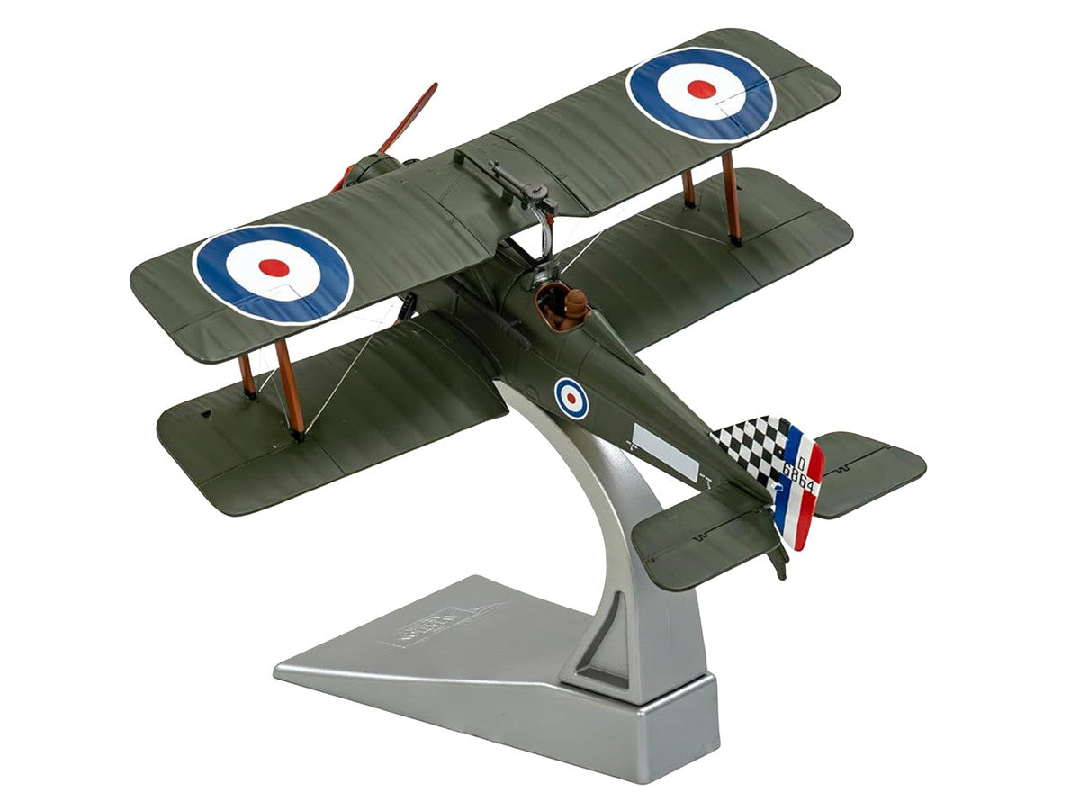 Royal Aircraft Factory SE5a Biplane Aircraft "D6864 Major Keith Logan Caldwell No. 74 Squadron Clairmarais South Aerodrome" (1918) Royal Air Force "The Aviation Archive" Series 1/48 Diecast Model by Corgi Corgi