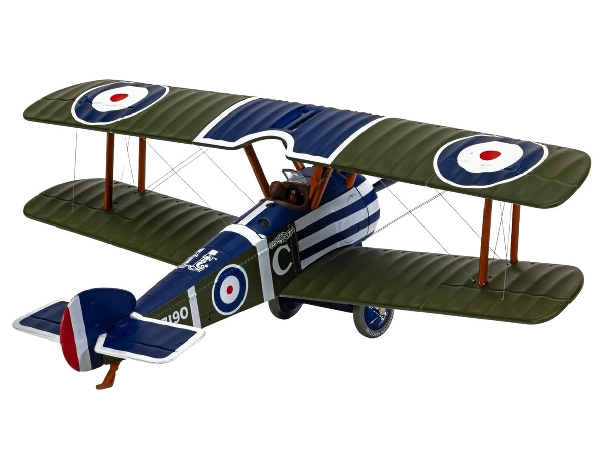 Sopwith Camel F.1 Aircraft "B7190 Donner Wetter! 'C' Flight No. 10 Squadron" (1918) Royal Naval Air Service "The Aviation Archive" Series 1/48 Diecast Model by Corgi Corgi