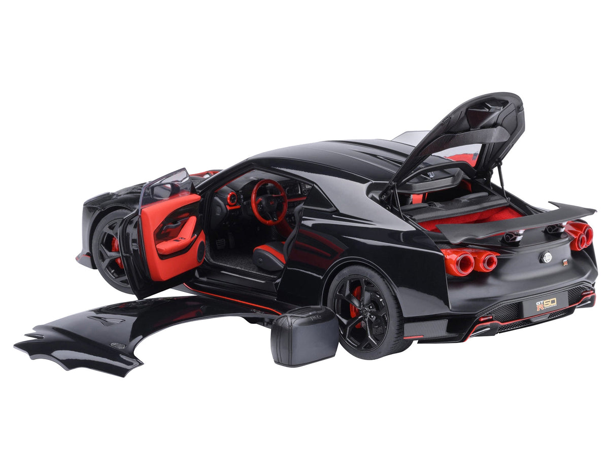 Nissan GT-R50 By ItalDesign Black and Matt Black 1/18 Model Car by Autoart W2B