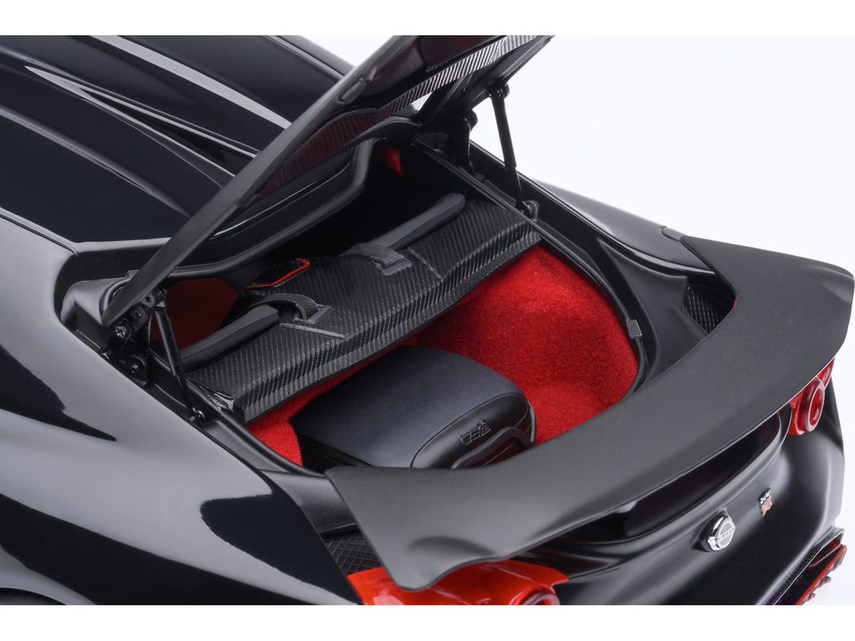 Nissan GT-R50 By ItalDesign Black and Matt Black 1/18 Model Car by Autoart W2B