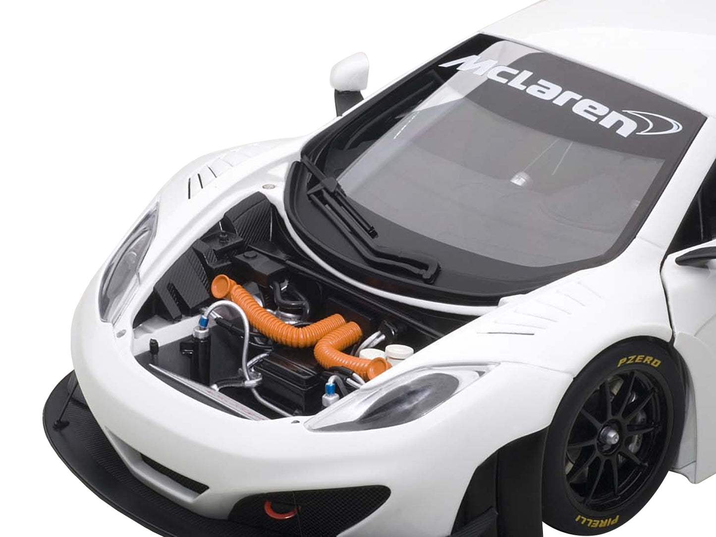 Mclaren 12C GT3 White 1/18 Diecast Model Car by Autoart