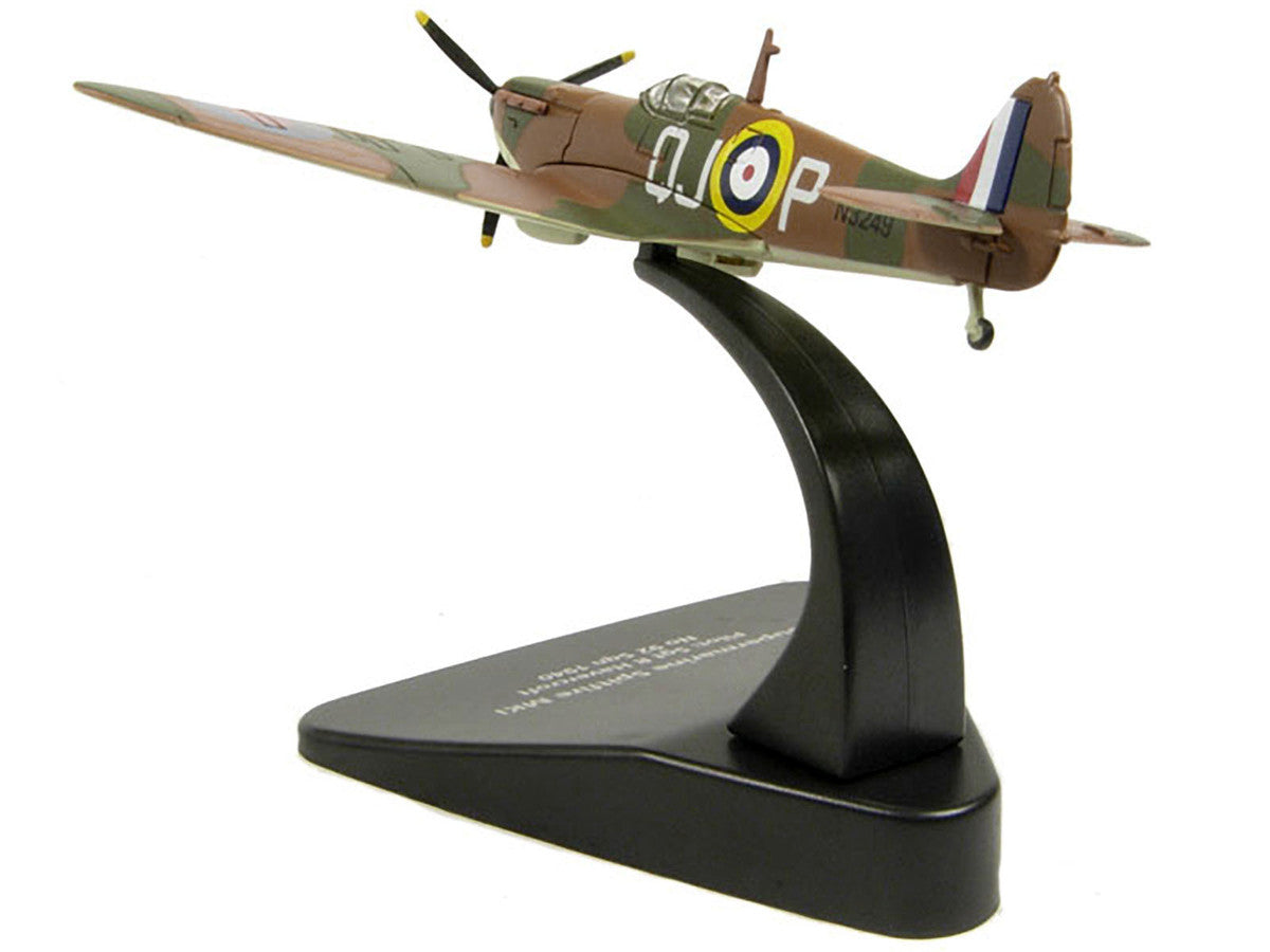 Supermarine Spitfire MK1 SGT R. Havercroft No 92 Sqn 1940 1/72 Diecast Model Airplane by Oxford Diecast Oxford Diecast