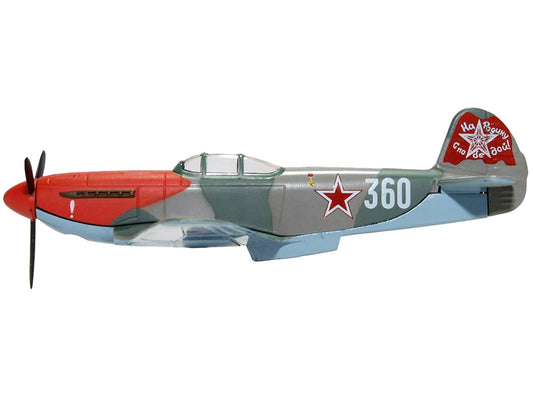 Yakovlev Yak 3 Fighter Aircraft "Anton Dmitrievich Yakimenko 150th Guards Fighter Regiment T/N 360" USSR "Oxford Aviation" Series 1/72 Diecast Model Airplane by Oxford Diecast Oxford Diecast