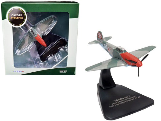 Yakovlev Yak 3 Fighter Aircraft "Anton Dmitrievich Yakimenko 150th Guards Fighter Regiment T/N 360" USSR "Oxford Aviation" Series 1/72 Diecast Model Airplane by Oxford Diecast Oxford Diecast