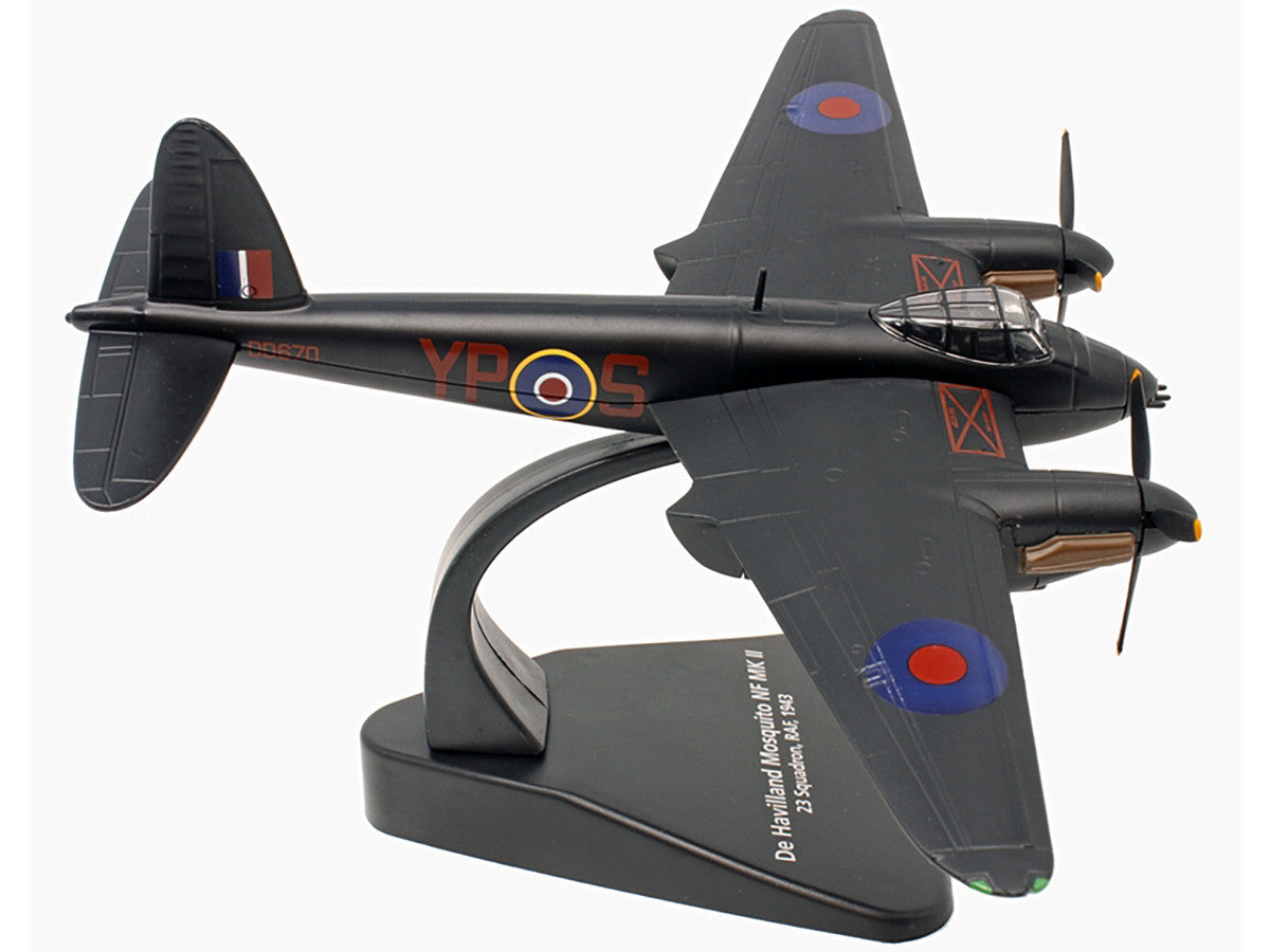 De Havilland Mosquito NF MK II War Plane 23 Squadron RAF (1943) "Oxford Aviation" Series 1/72 Diecast Model Airplane by Oxford Diecast-1