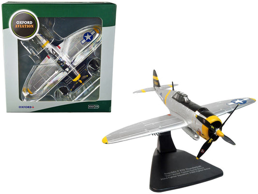Republic P-47D Thunderbolt Fighter Plane USAAF "Captain Daniel Boone 333rd Fighter Squadron 318th Fighter Group" "Oxford Aviation" Series 1/72 Diecast Model Airplane by Oxford Diecast Oxford Diecast