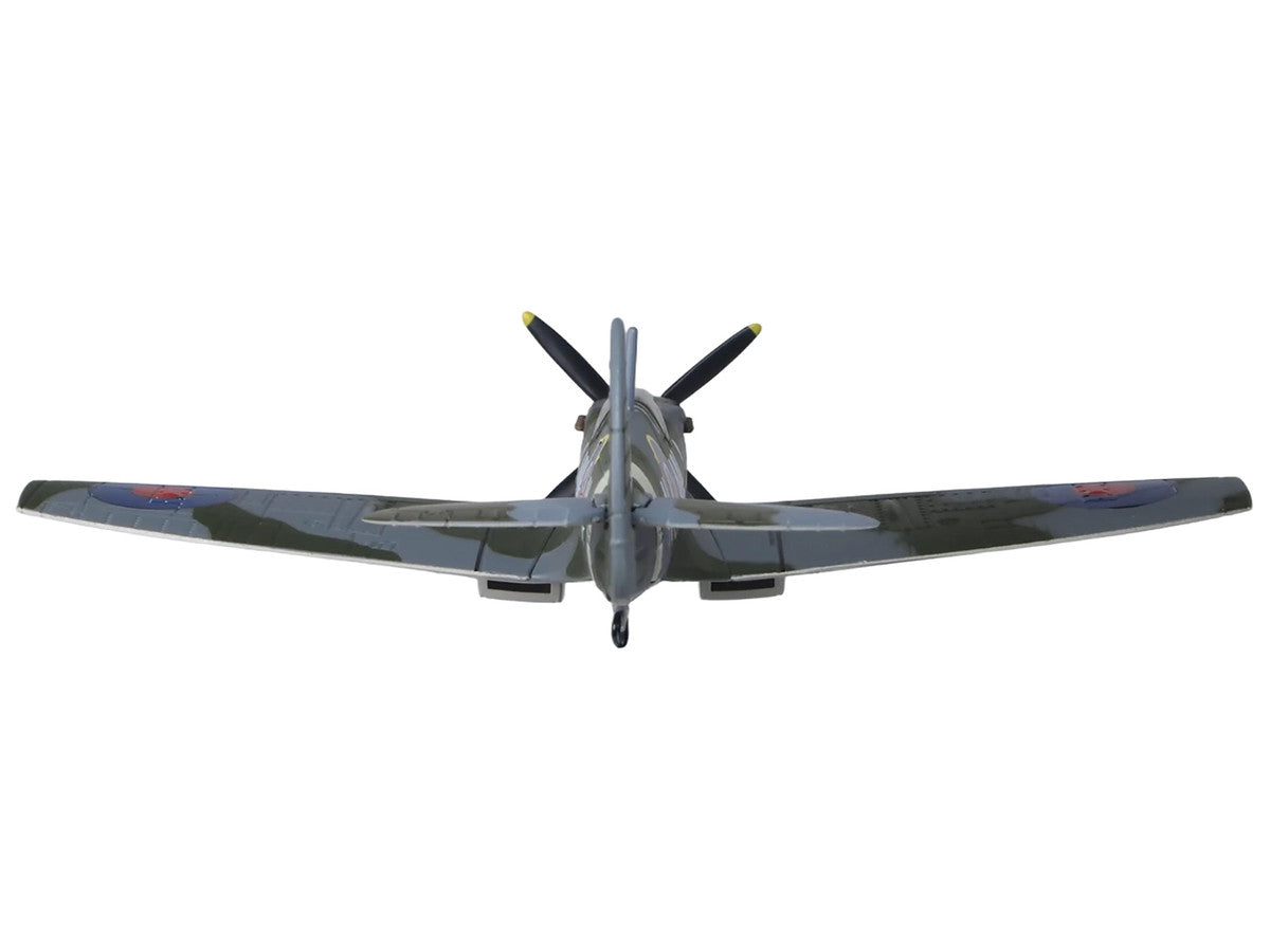 Supermarine Spitfire LF MK IXe Fighter Aircraft "TE565 10th (Czech) Fighter Squadron RAF Manston" Royal Air Force 1/72 Diecast Model Airplane by Oxford Diecast Oxford Diecast