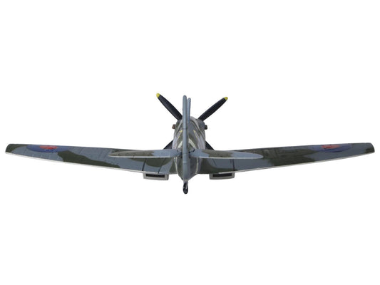 Supermarine Spitfire LF MK IXe Fighter Aircraft "TE565 10th (Czech) Fighter Squadron RAF Manston" Royal Air Force 1/72 Diecast Model Airplane by Oxford Diecast Oxford Diecast