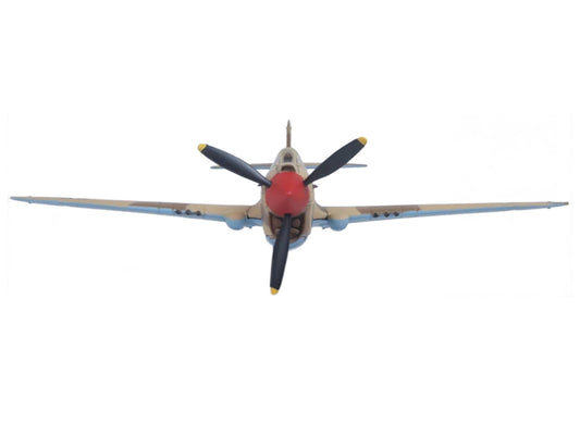 Curtiss Warhawk P-40E Fighter Aircraft "Miss Memphis 85th Fighter Squadron 79th Fighter Group North Africa" (1943) United States Army Air Forces "Oxford Aviation" Series 1/72 Diecast Model Airplane by Oxford Diecast-1