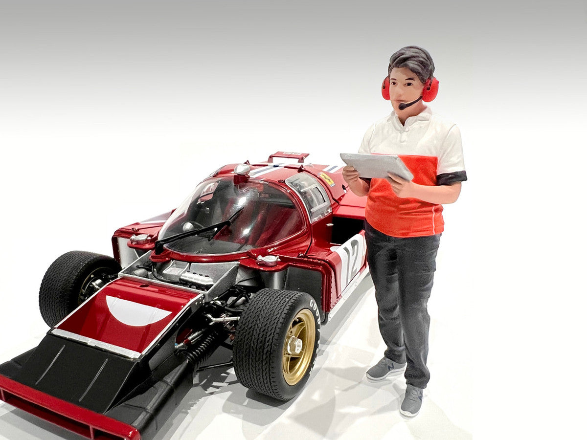 "Race Crew" Figure #3 for 1/18 scale models by American Diorama-0