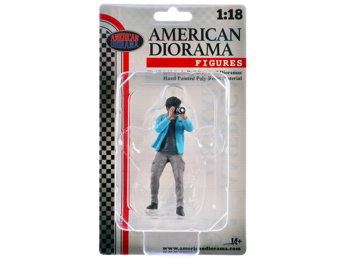 "Photographers" Figure #1 for 1/18 Scale Models by American Diorama American Diorama