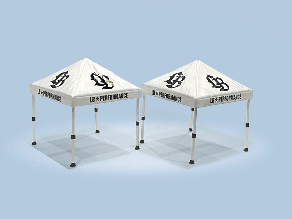 "Liberty Walk" Canopy 2 Piece Set White Limited Edition for 1/64 Scale Models by American Diorama American Diorama