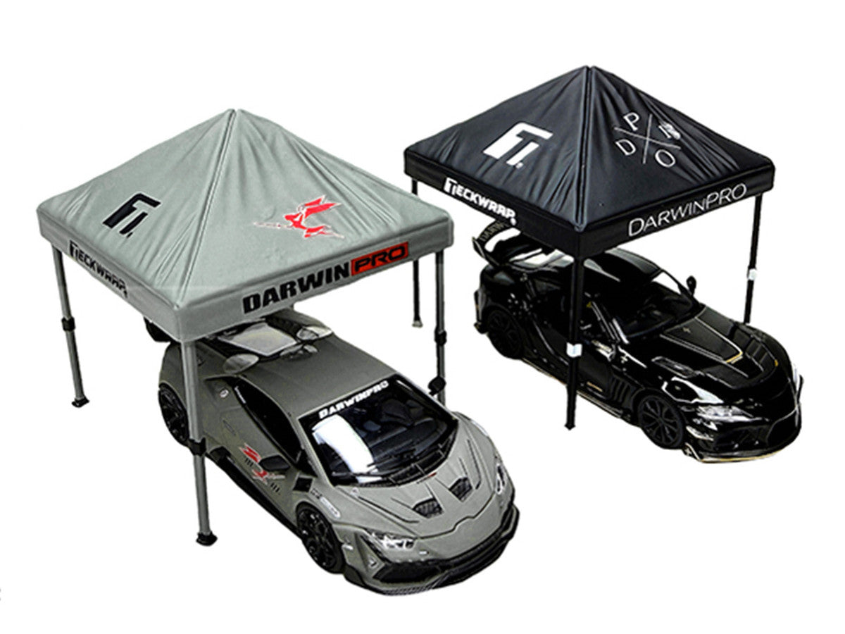 "DarwinPro x Teckwrap" Canopy 2 Piece Set Limited Edition for 1/64 Scale Models by American Diorama American Diorama