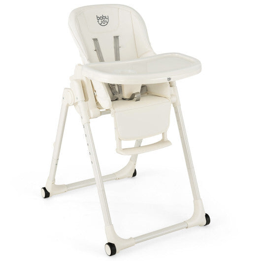 4-in-1 Baby High Chair with 6 Adjustable Heights-Gray W2B