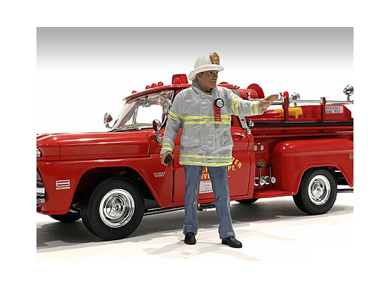 "Firefighters" Fire Captain Figure for 1/18 Scale Models by American Diorama American Diorama