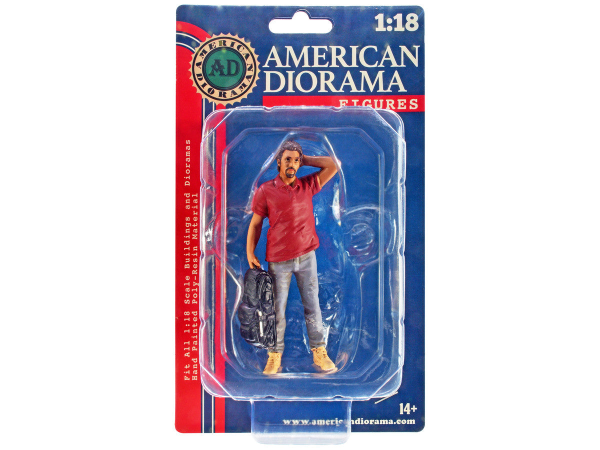 "Campers" Figure 4 for 1/18 Scale Models by American Diorama American Diorama