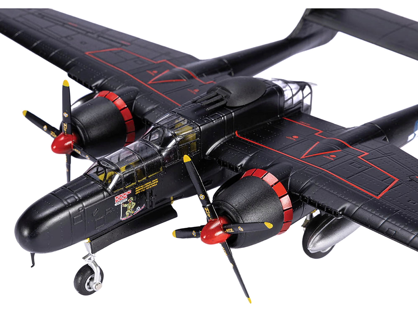 Northrop P-61B Black Widow Fighter Aircraft "Times a Wastin' 418th Night Fighter Squadron" United States Army Air Forces 1/72 Diecast Model by Air Force 1