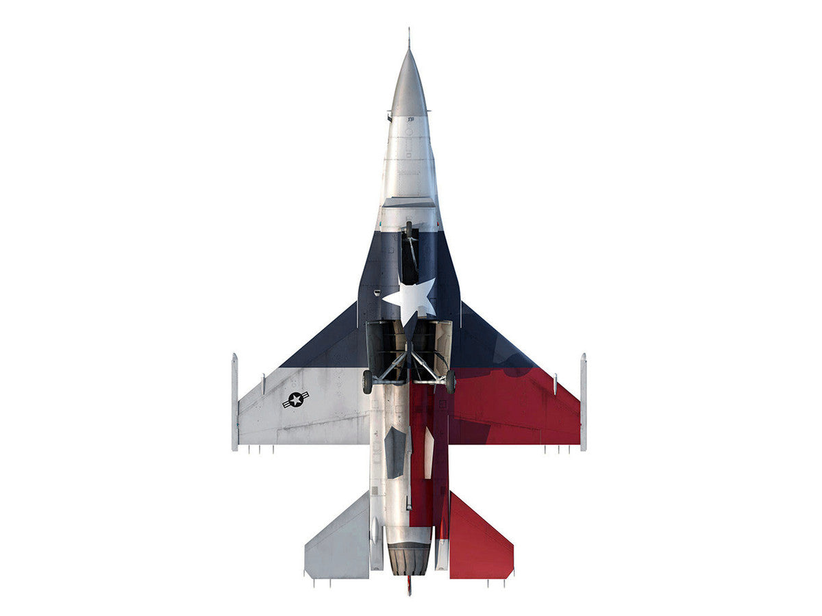 Lockheed F-16C Fighting Falcon Fighter Aircraft "301st FW 457th FS Spads 75th Anniversary" (2019) United States Air Force "Collector Series" 1/100 Diecast Model by Air Force 1 Air Force 1