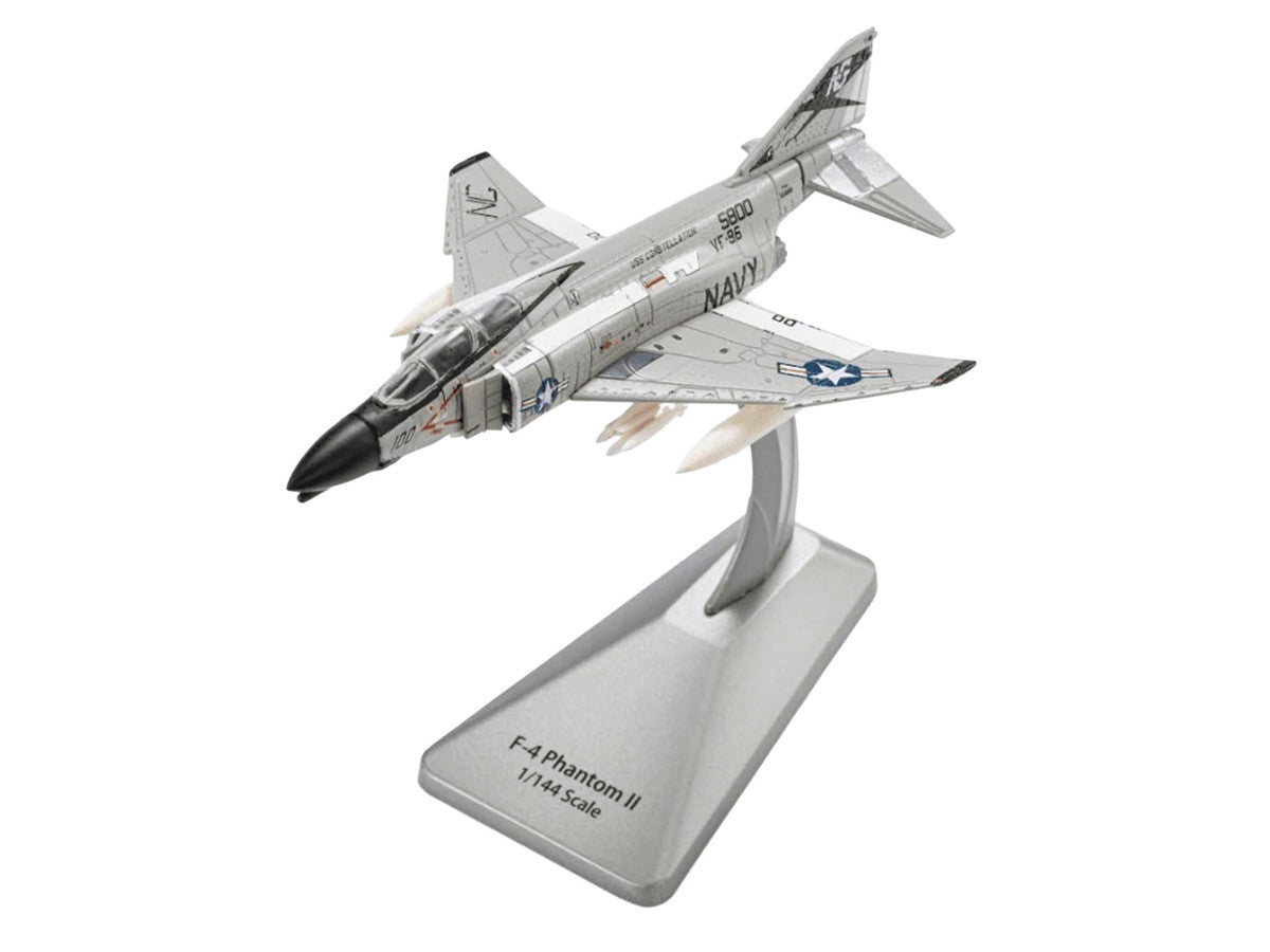 McDonnell Douglas F-4 Phantom II Aircraft "VF-96 Fighting Falcons Showtime 100 Lieutenant Randy Cunningham USS Constellation Vietnam" (1972) United States Navy "Collector Series" 1/144 Diecast Model by Air Force 1 Air Force 1