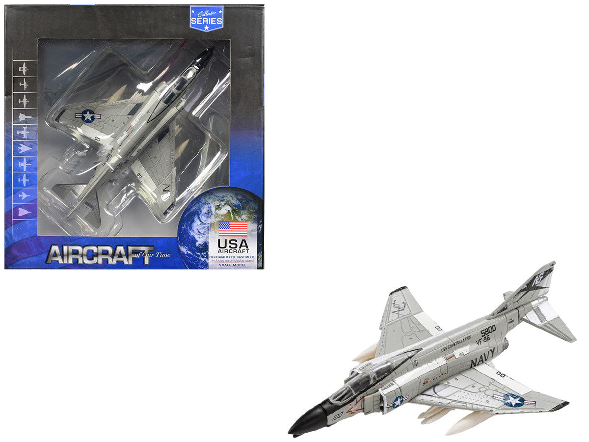 McDonnell Douglas F-4 Phantom II Aircraft "VF-96 Fighting Falcons Showtime 100 Lieutenant Randy Cunningham USS Constellation Vietnam" (1972) United States Navy "Collector Series" 1/144 Diecast Model by Air Force 1 Air Force 1