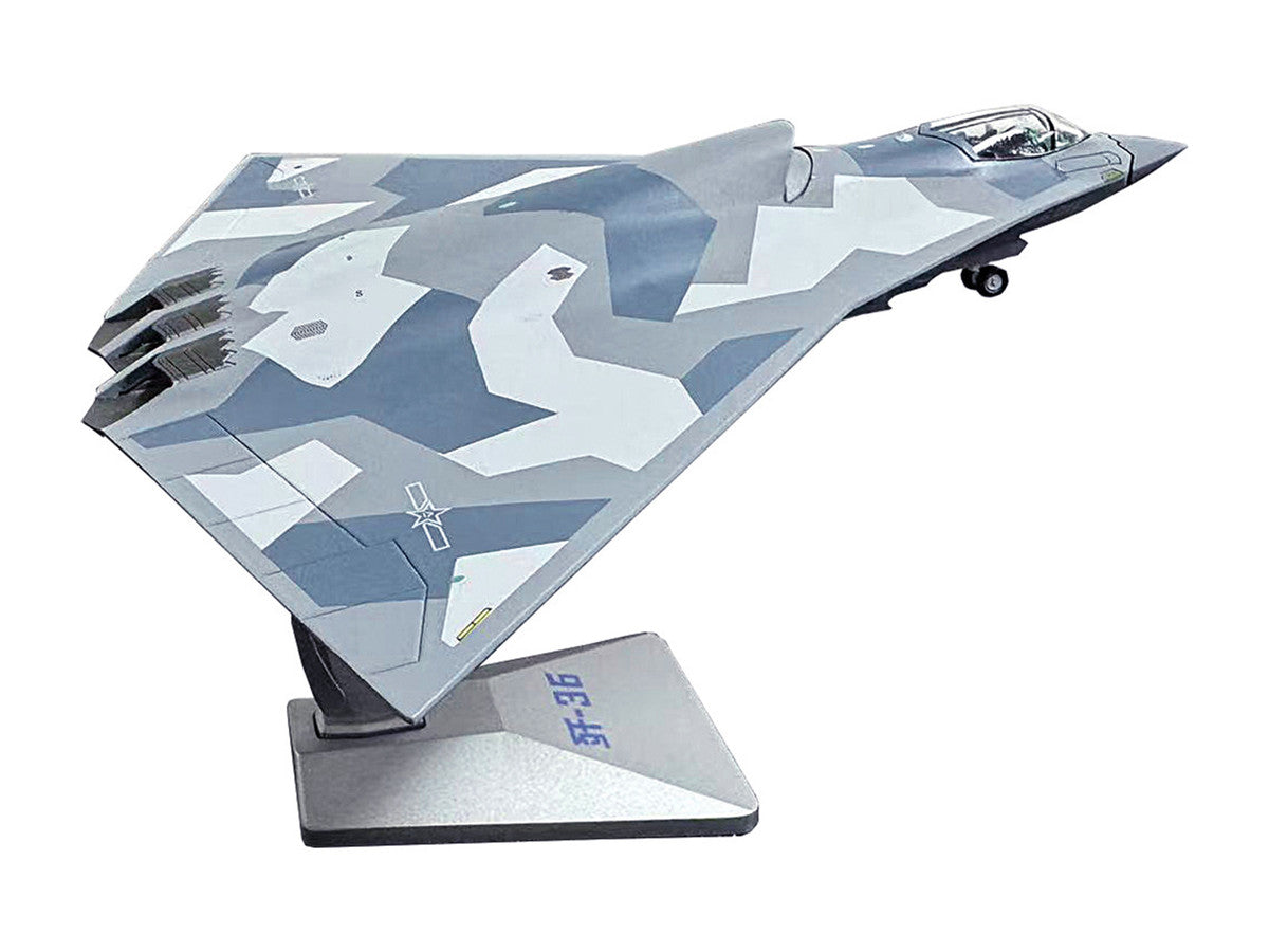 CAC J-36 Stealth Aircraft "People's Liberation Army Air Force" 1/144 Diecast Model by Air Force 1 Air Force 1