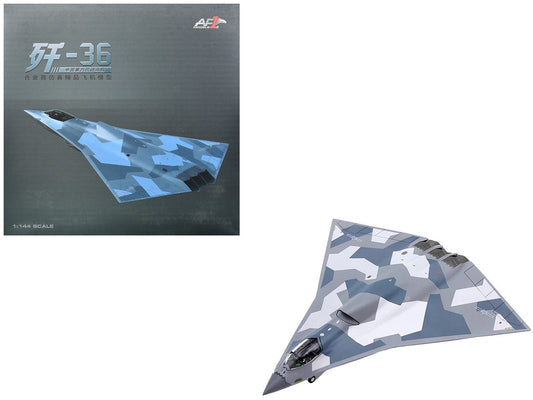 CAC J-36 Stealth Aircraft "People's Liberation Army Air Force" 1/144 Diecast Model by Air Force 1 Air Force 1