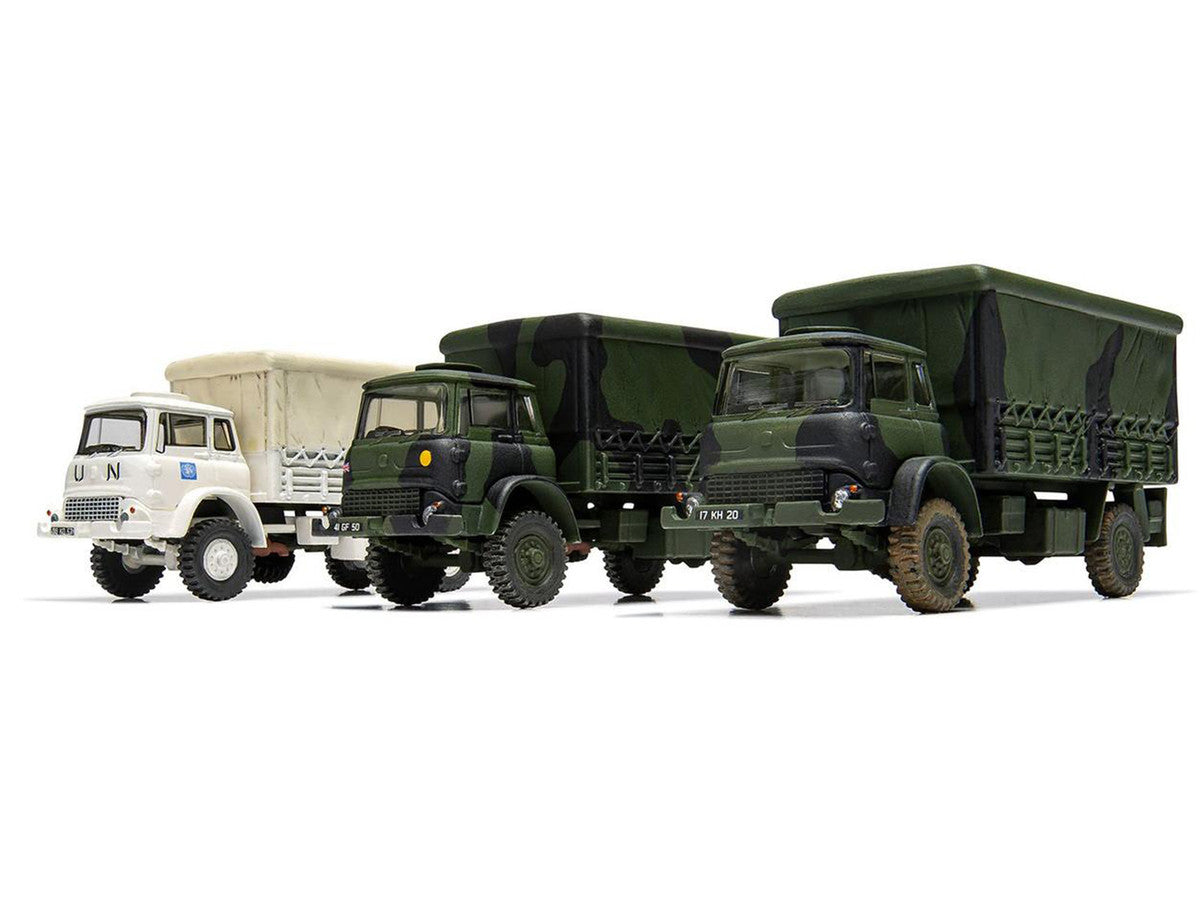 Level 1 Model Kit British Army 4-ton 4x4 GS Truck with 3 Scheme Options 1/76 Scale Plastic Model Kit by Airfix Airfix