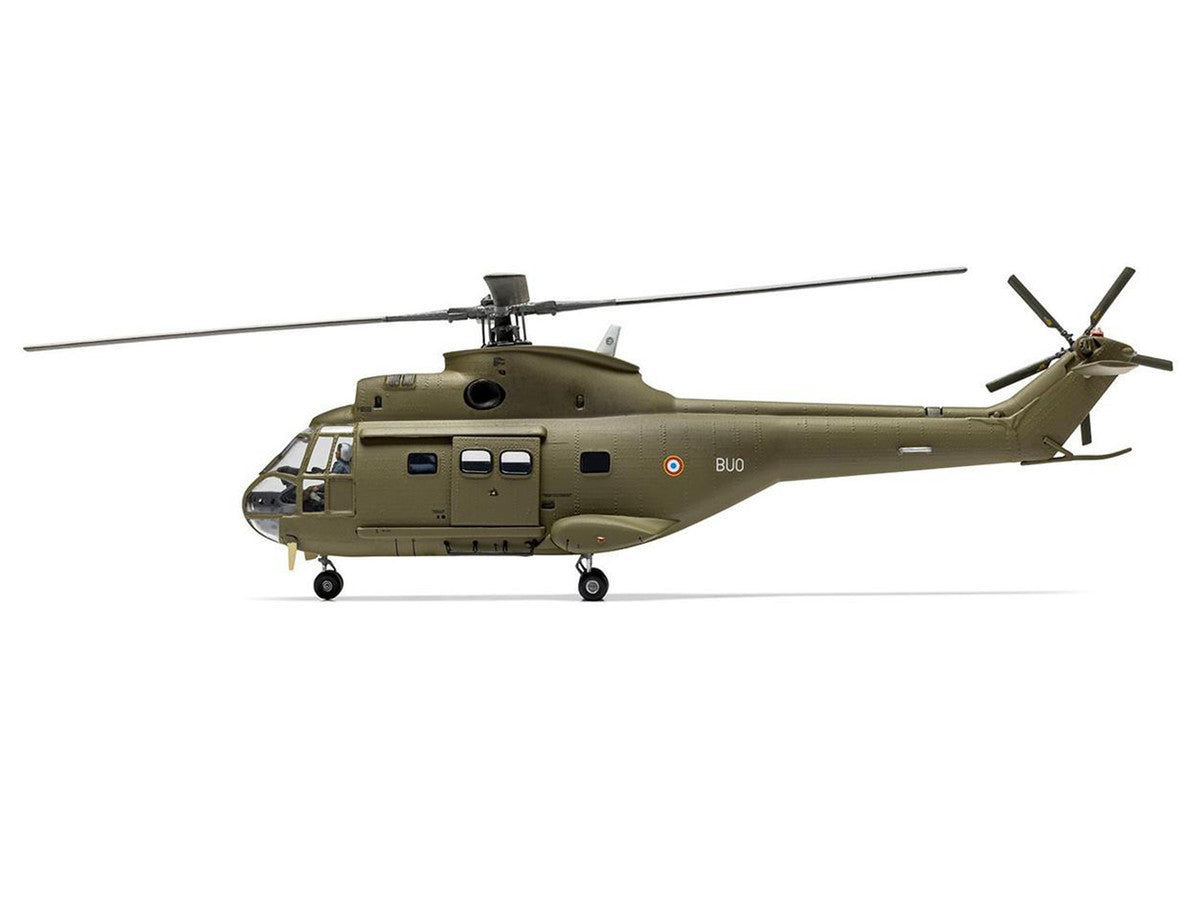 Level 2 Model Kit Westland Puma HC.1 Helicopter with 2 Scheme Options 1/72 Plastic Model Kit by Airfix Airfix
