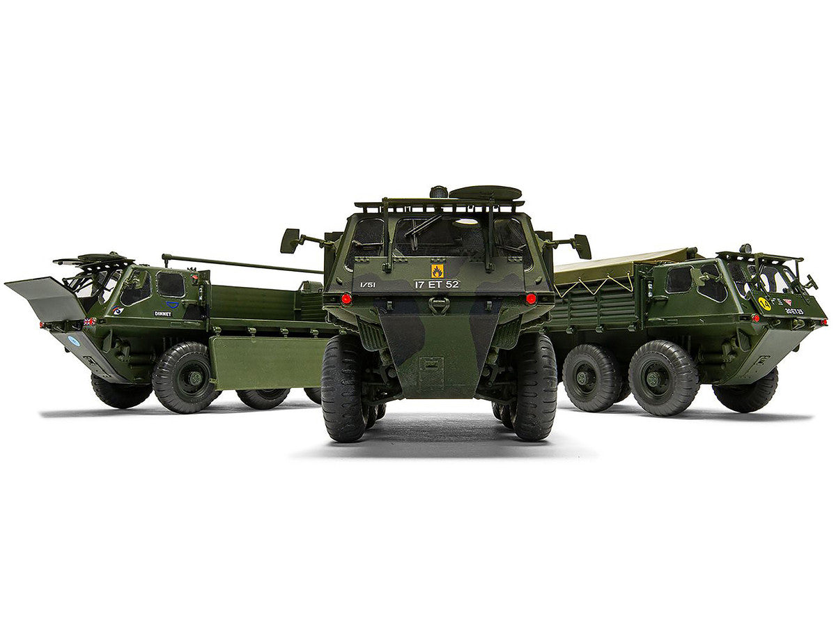 Level 3 Model Kit Alvis FV622 Stalwart Mk.2 Military Truck with 3 Scheme Options 1/35 Scale Plastic Model Kit by Airfix Airfix