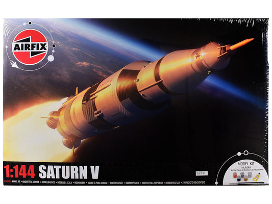 Level 3 Model Kit NASA Saturn V Rocket Gift Set 1/144 Plastic Model Kit by Airfix Airfix