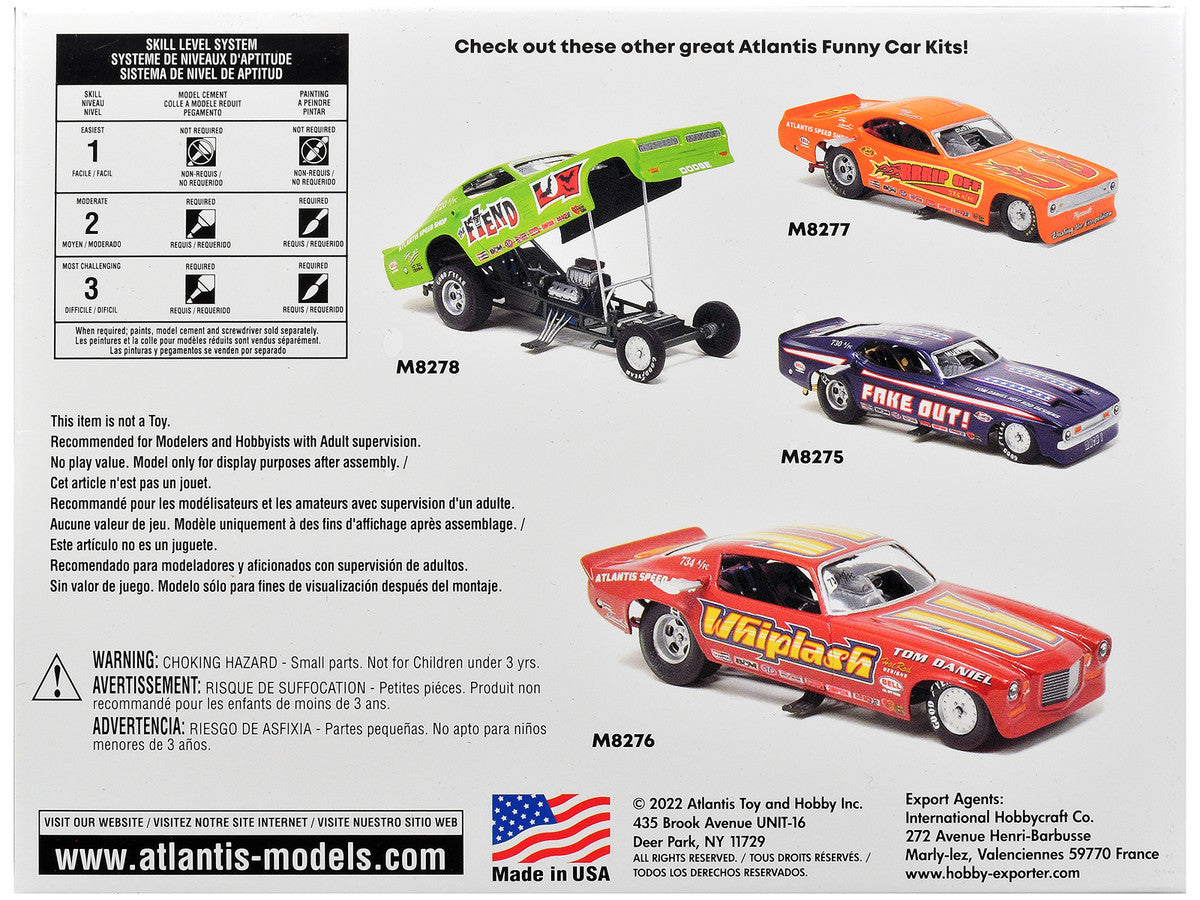 Model Kit 1974 Funny Car "Jungle Jim" (Snap-to-Build) 1/32 Scale Model by Atlantis Atlantis