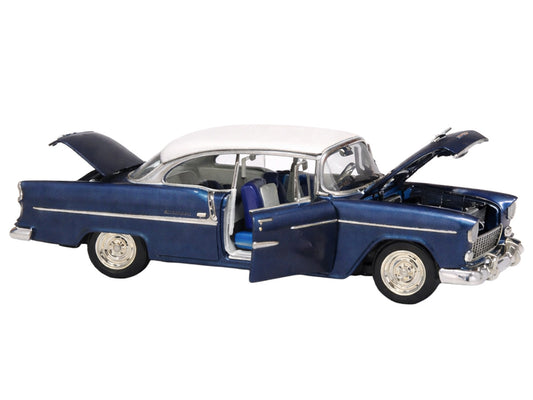 Skill 3 Model Kit 1955 Chevrolet Bel Air Hardtop "Route 66" 1/25 Scale Model by Atlantis-1