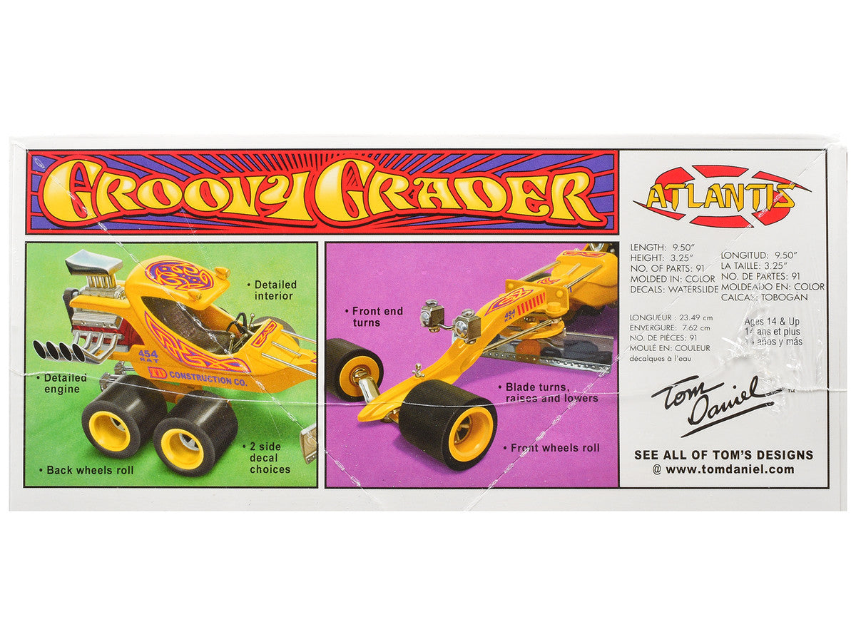 Skill 2 Model Kit Tom Daniel's Groovy Grader Dragster 1/24 Scale Model by Atlantis Atlantis