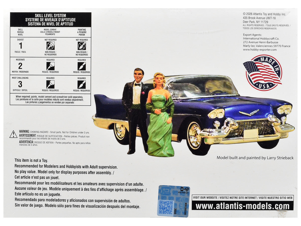 Skill 2 Model Kit 1957 Cadillac Eldorado Brougham 1/25 Scale Model by Atlantis Atlantis