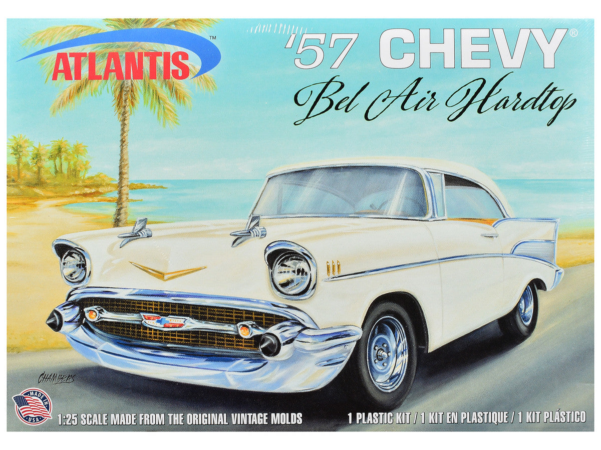 Skill 3 Model Kit 1957 Chevrolet Bel Air Hardtop 1/25 Scale Model by Atlantis Atlantis