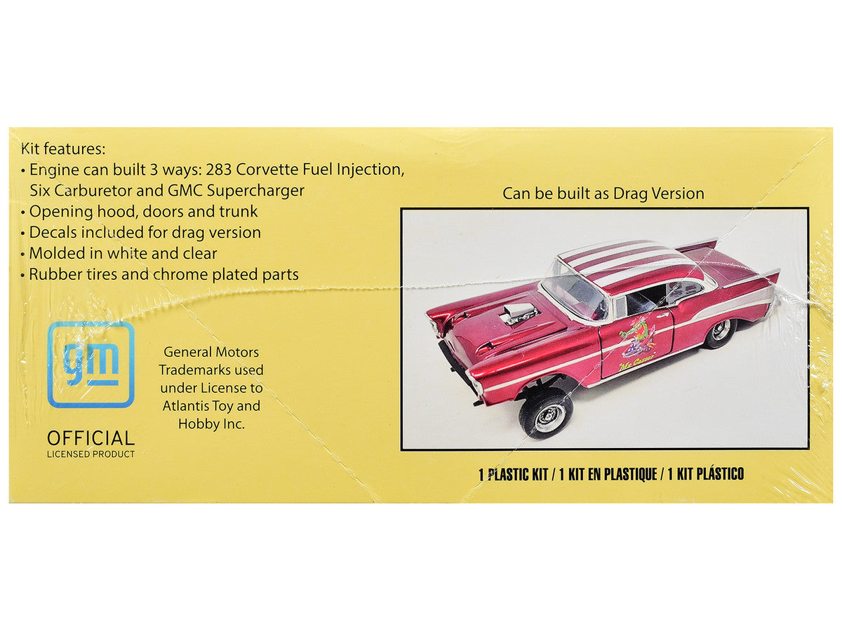 Skill 3 Model Kit 1957 Chevrolet Bel Air Hardtop 1/25 Scale Model by Atlantis Atlantis