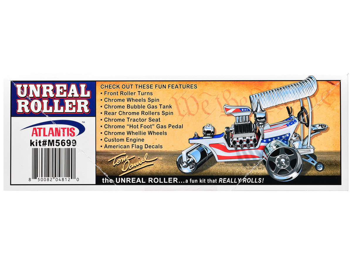 Skill 2 Model Kit Tom Daniel's Unreal Roller "America 250th Anniversary" Edition 1/24 Scale Model by Atlantis Atlantis