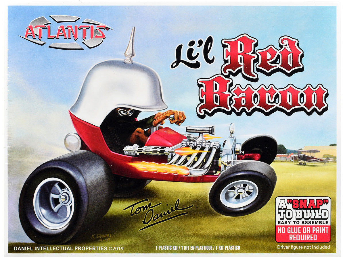 Model Kit Tom Daniel's Lil' Red Baron Show Rod (Snap-to-Build) 1/32 Scale Model by Atlantis Atlantis