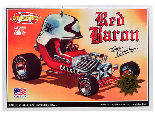 Skill 2 Model Kit Tom Daniel's Red Baron Show Rod 1/24 Scale Model by Atlantis-0