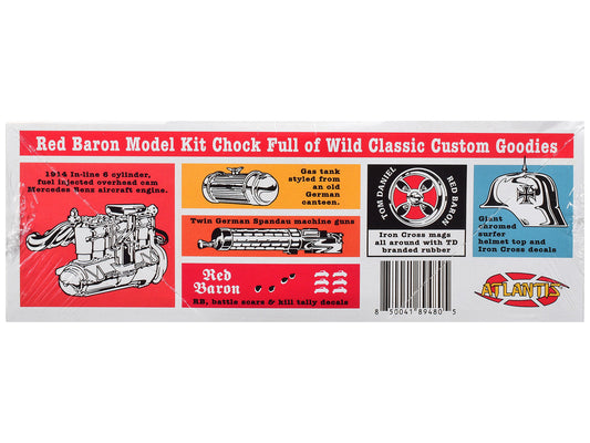 Skill 2 Model Kit Tom Daniel's Red Baron Show Rod 1/24 Scale Model by Atlantis-1