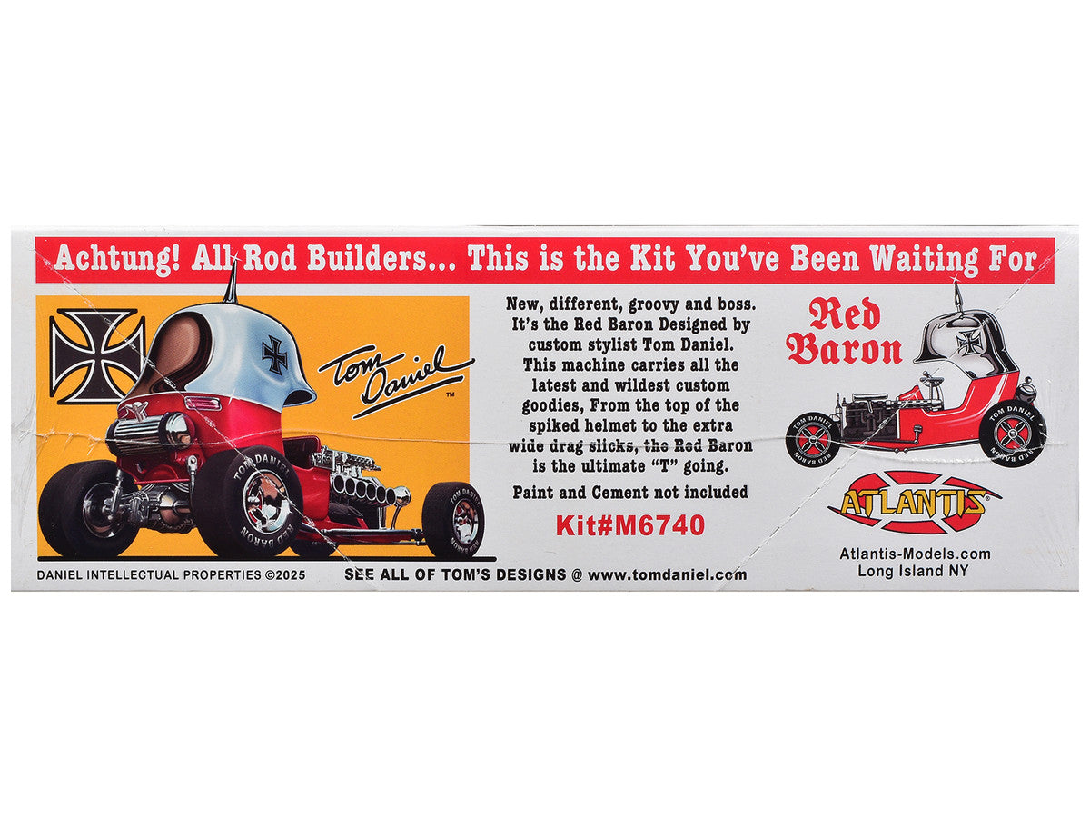 Skill 2 Model Kit Tom Daniel's Red Baron Show Rod 1/24 Scale Model by Atlantis Atlantis