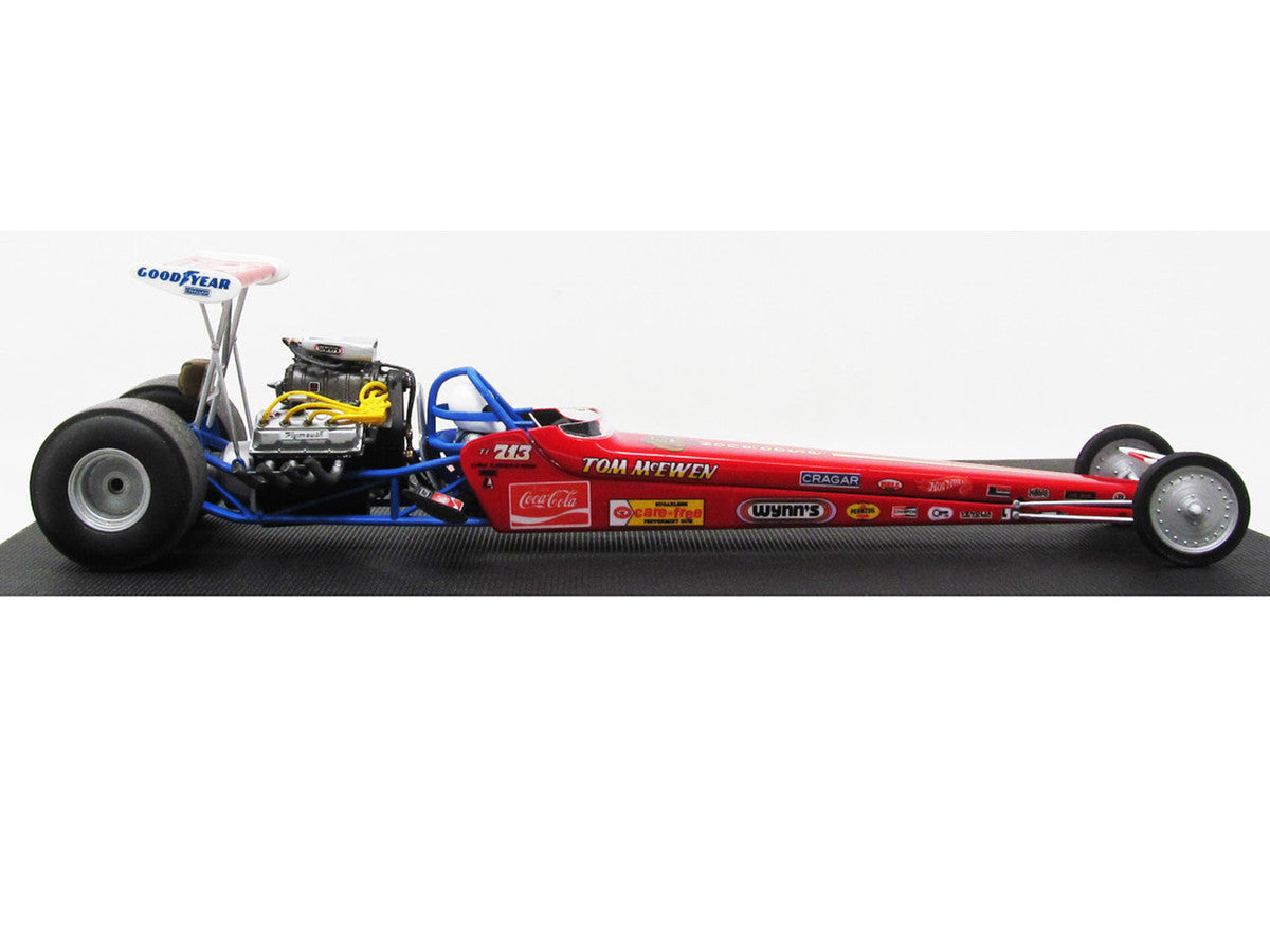 Skill 2 Model Kit Tom McEwen's "Mongoose" Rear Engine Dragster 1/24 Scale Model by Atlantis Atlantis
