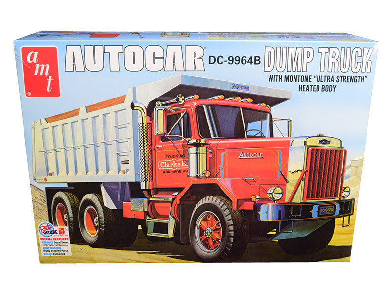 Skill 3 Model Kit Autocar DC-9964B Dump Truck 1/25 Scale Model by AMT-0