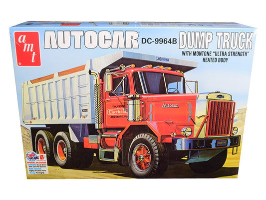 Skill 3 Model Kit Autocar DC-9964B Dump Truck 1/25 Scale Model by AMT-0
