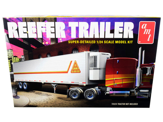 Skill 3 Model Kit Reefer Trailer 1/24 Scale Model by AMT AMT